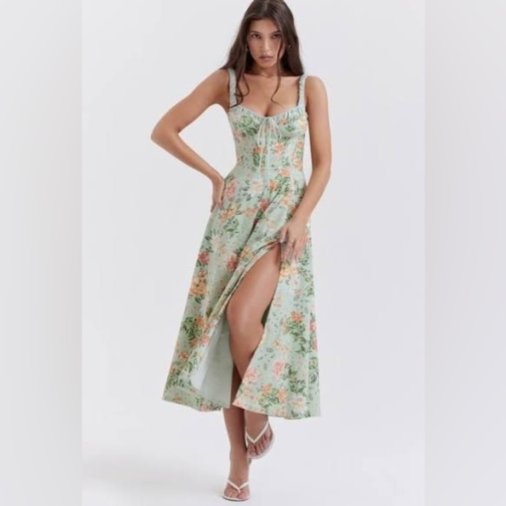 House of CB Sabrina Light Jade Bustier Sundress